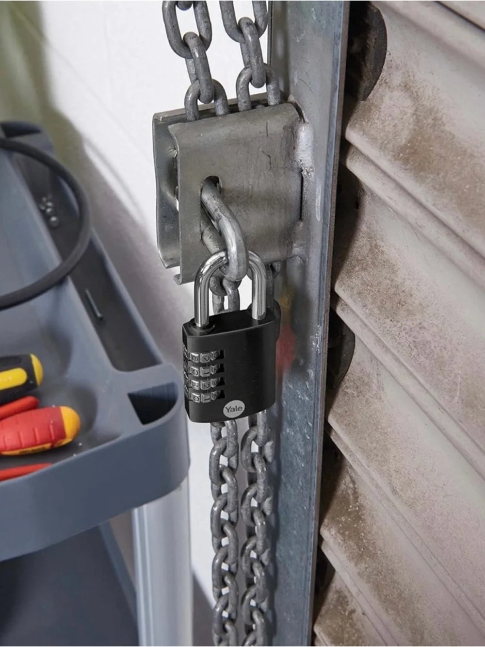 Black Combination Padlock Makeup Organizer Security Lock